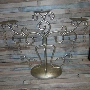 Gold Champagne Candle Holder